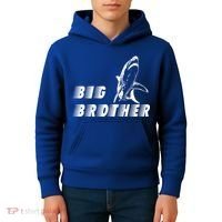 Big Brother Shark Funny Bro Kids Hoodie thumb 4