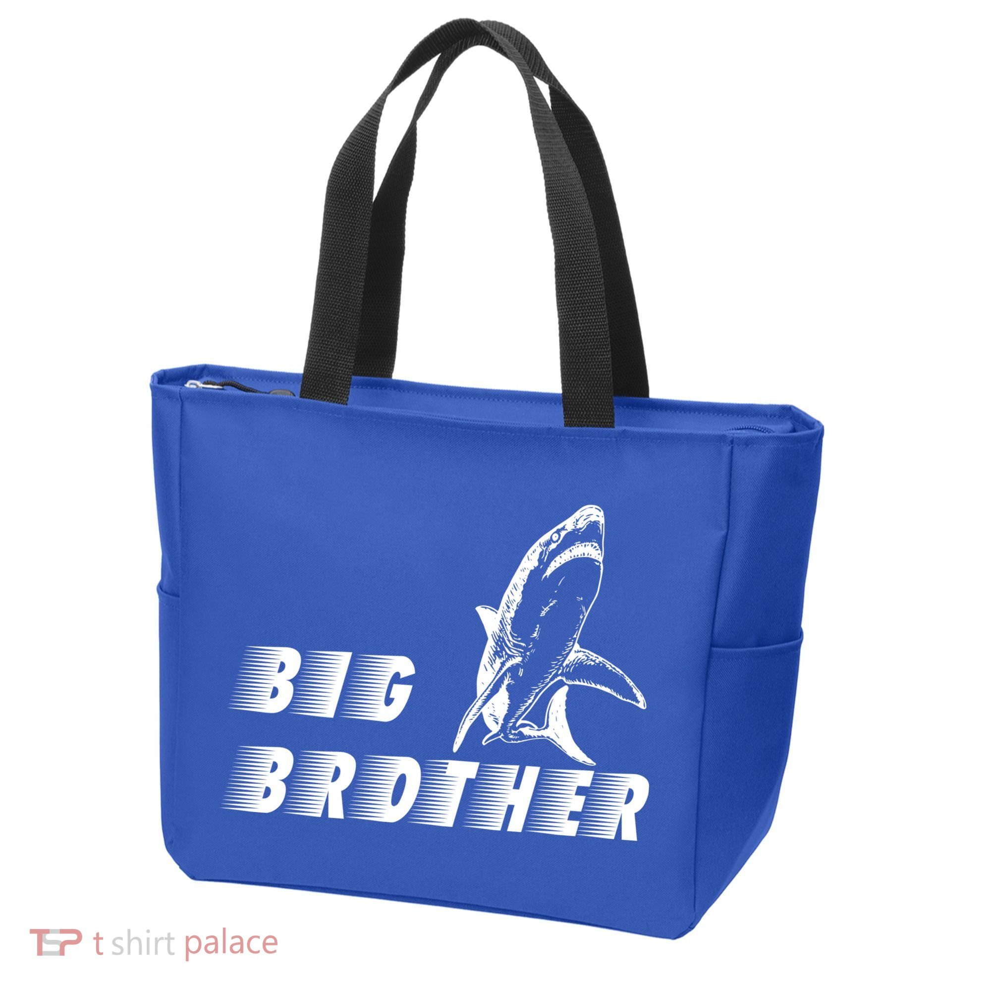 Big Brother Shark Funny Bro Tote Bag