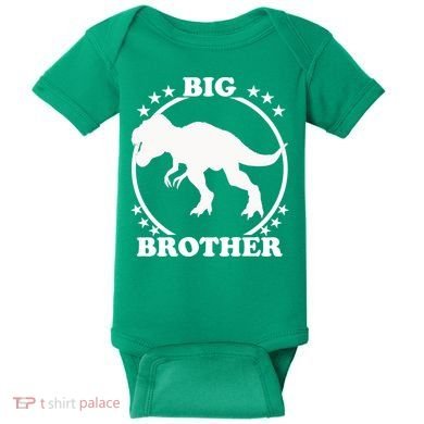Big Brother T-Rex Baby Bodysuit