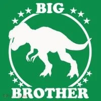 Big Brother T-Rex Baby Bodysuit thumb 2