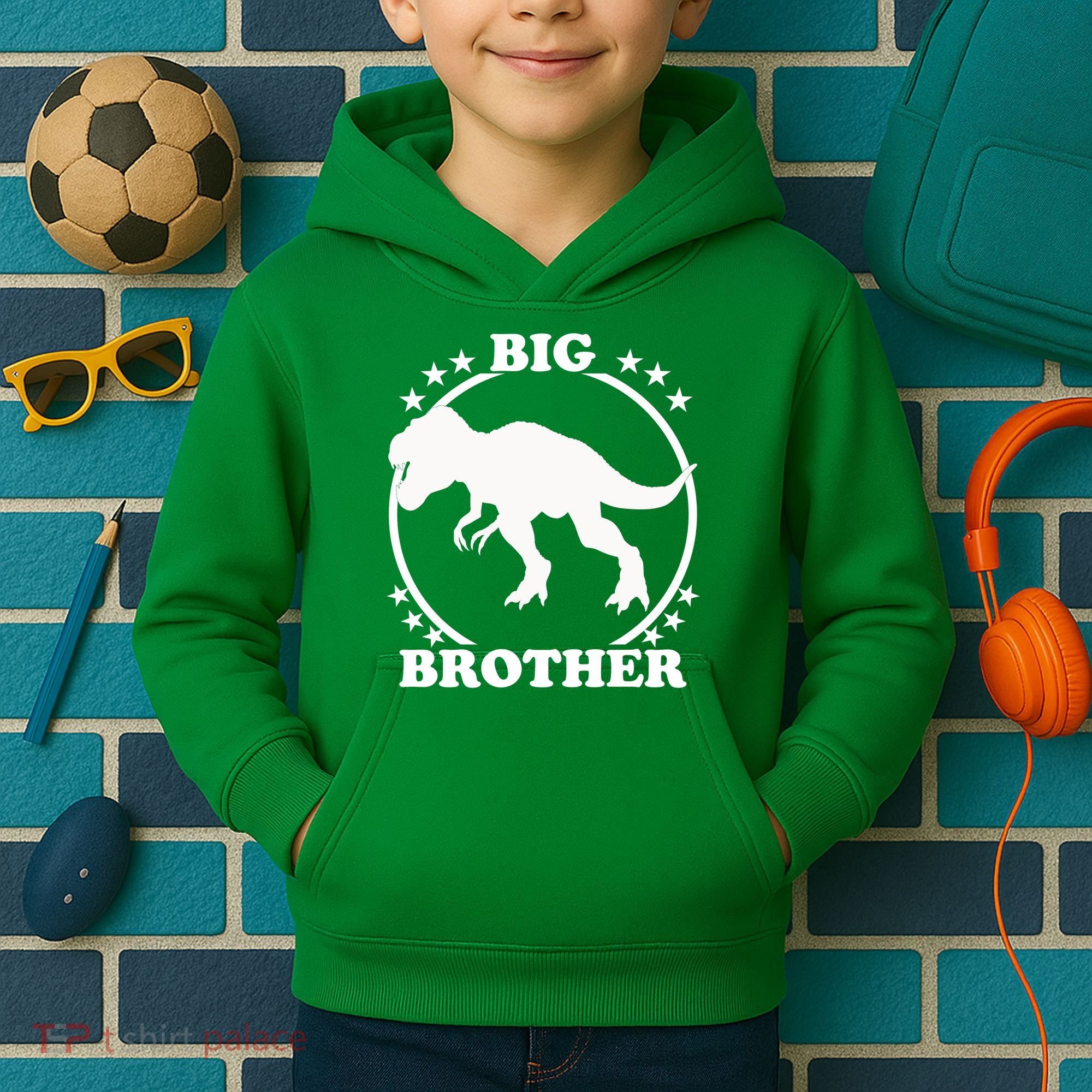 Big Brother T-Rex Kids Hoodie
