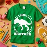 Big Brother T-Rex Kids T-Shirt thumb 3