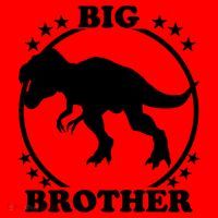 Big Brother T-Rex Santa Hat thumb 1