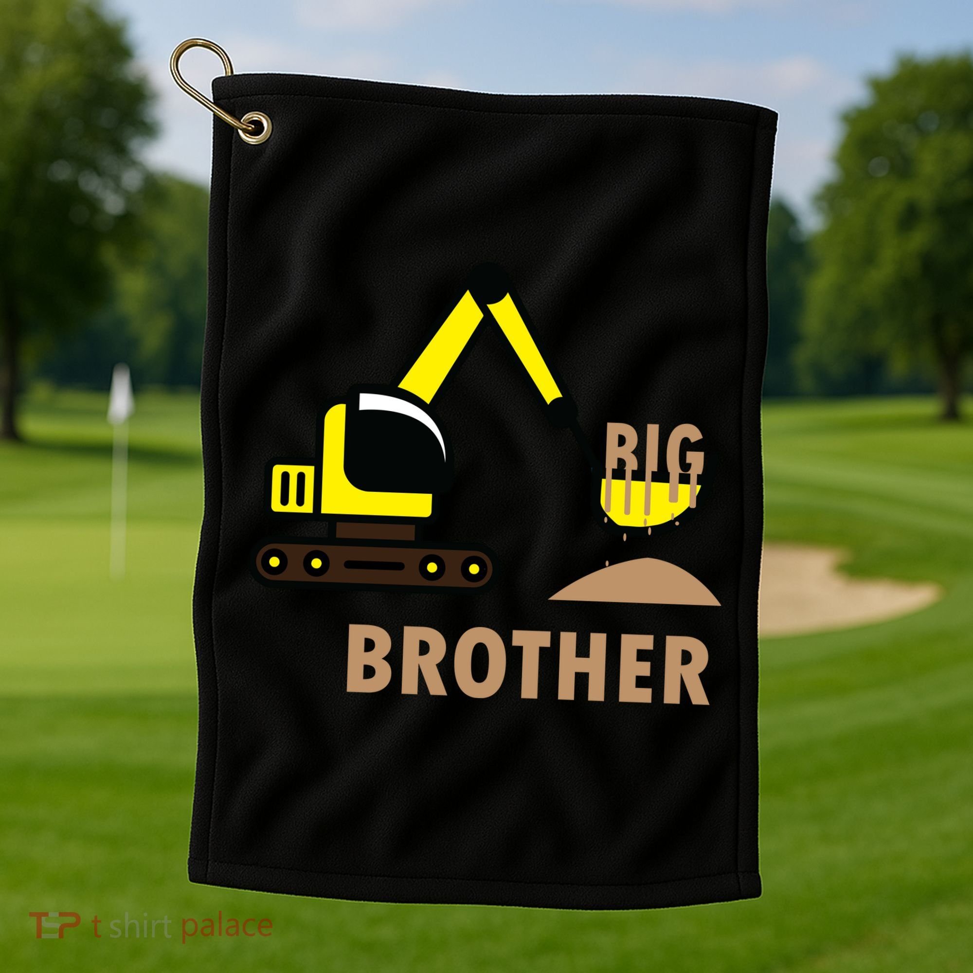 Big Brother Tractor Golf Towel