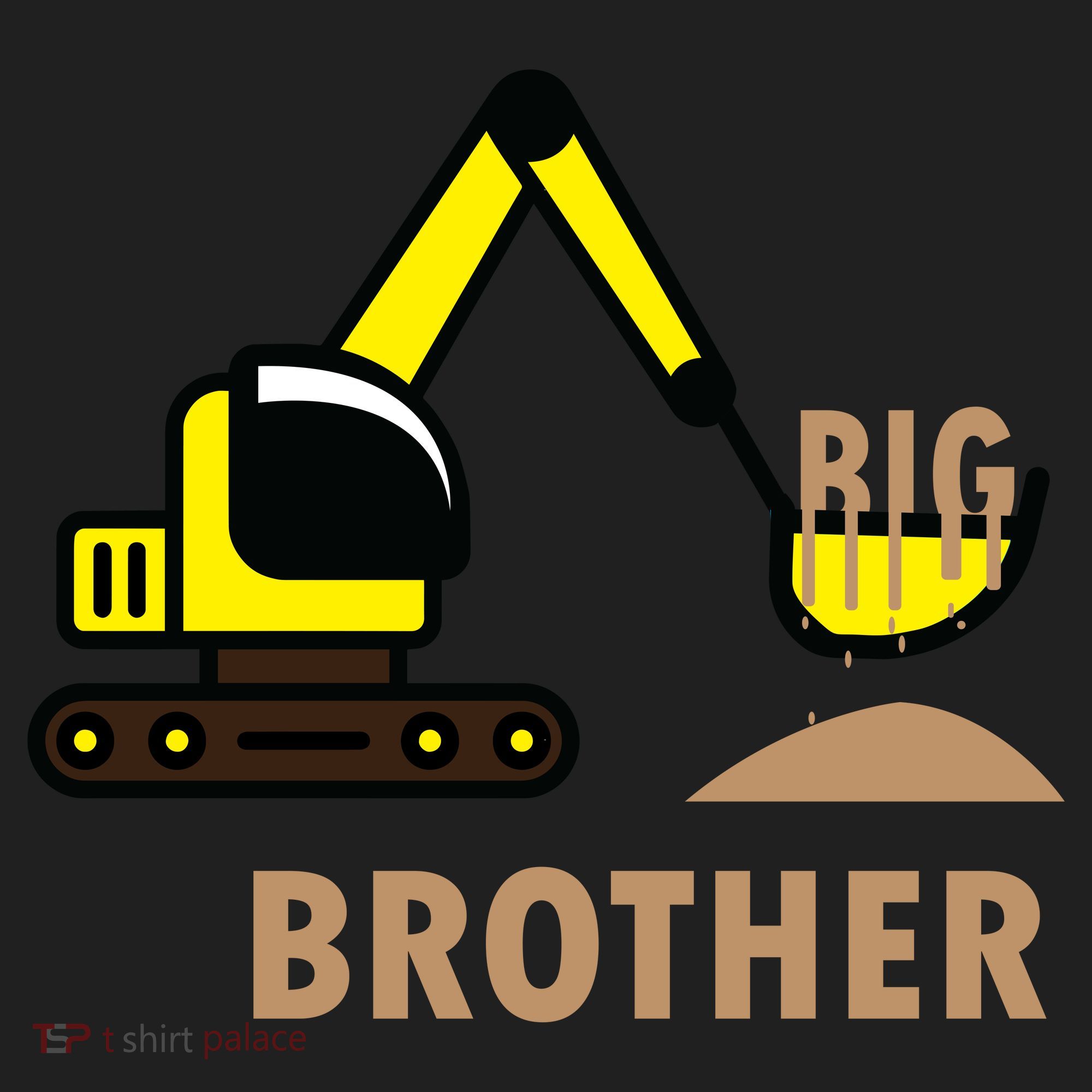 Big Brother Tractor Golf Towel