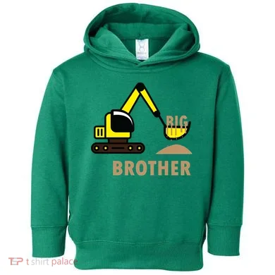 Big Brother Tractor Toddler Hoodie
