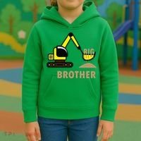 Big Brother Tractor Kids Hoodie thumb 3