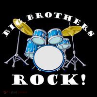 Big Brothers Rock Band Drum Set USA-Made Doggie Bandana thumb 2