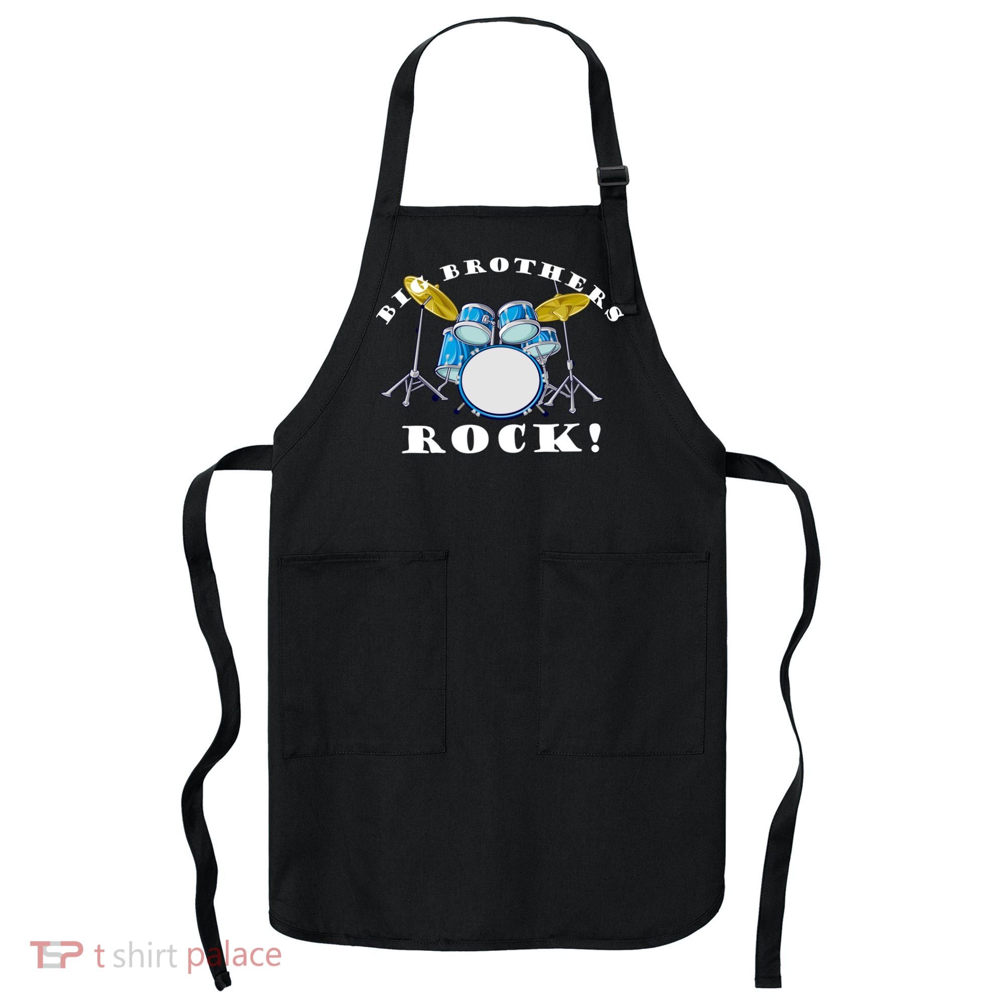 Big Brothers Rock Band Drum Set Apron