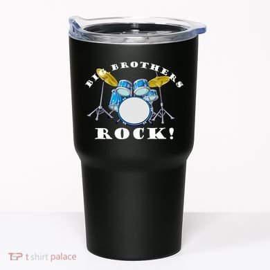 Big Brothers Rock Band Drum Set Tumbler