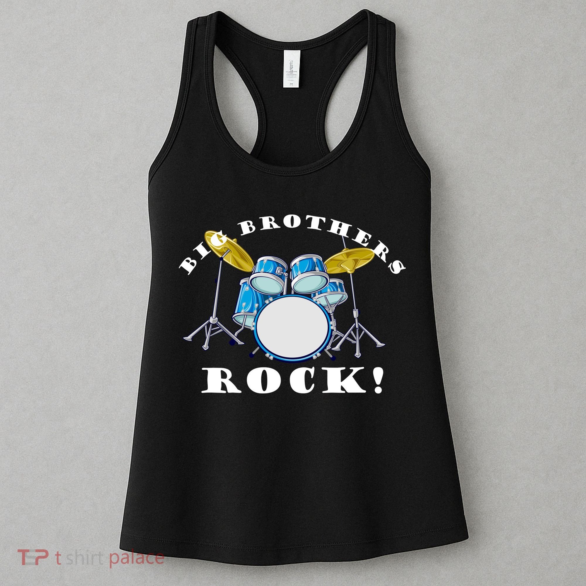 Big Brothers Rock Band Drum Set Women's Tank Top