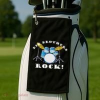 Big Brothers Rock Band Drum Set Golf Towel thumb 2