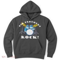 Big Brothers Rock Band Drum Set Hoodie thumb 0