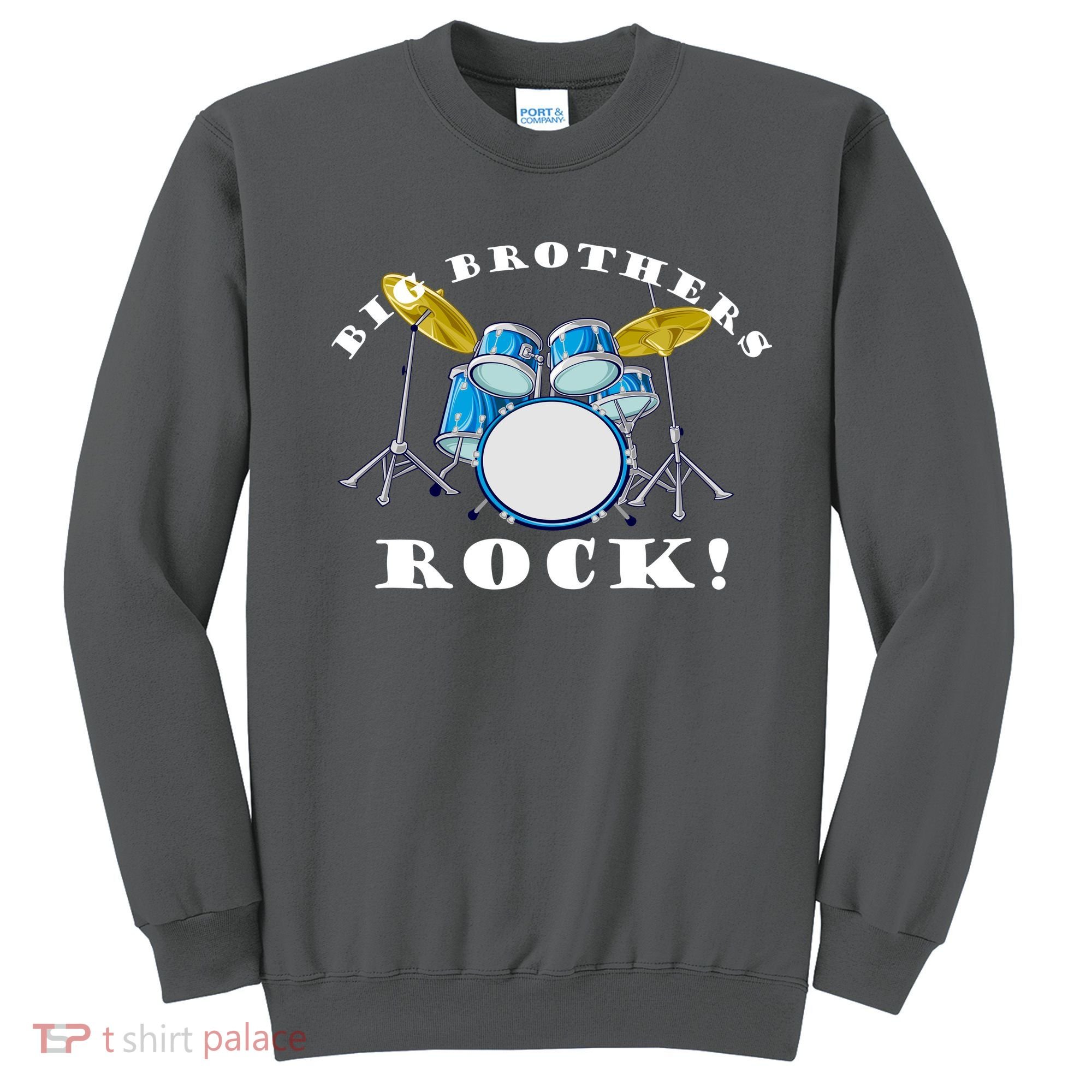 Big Brothers Rock Band Drum Set Sweatshirt