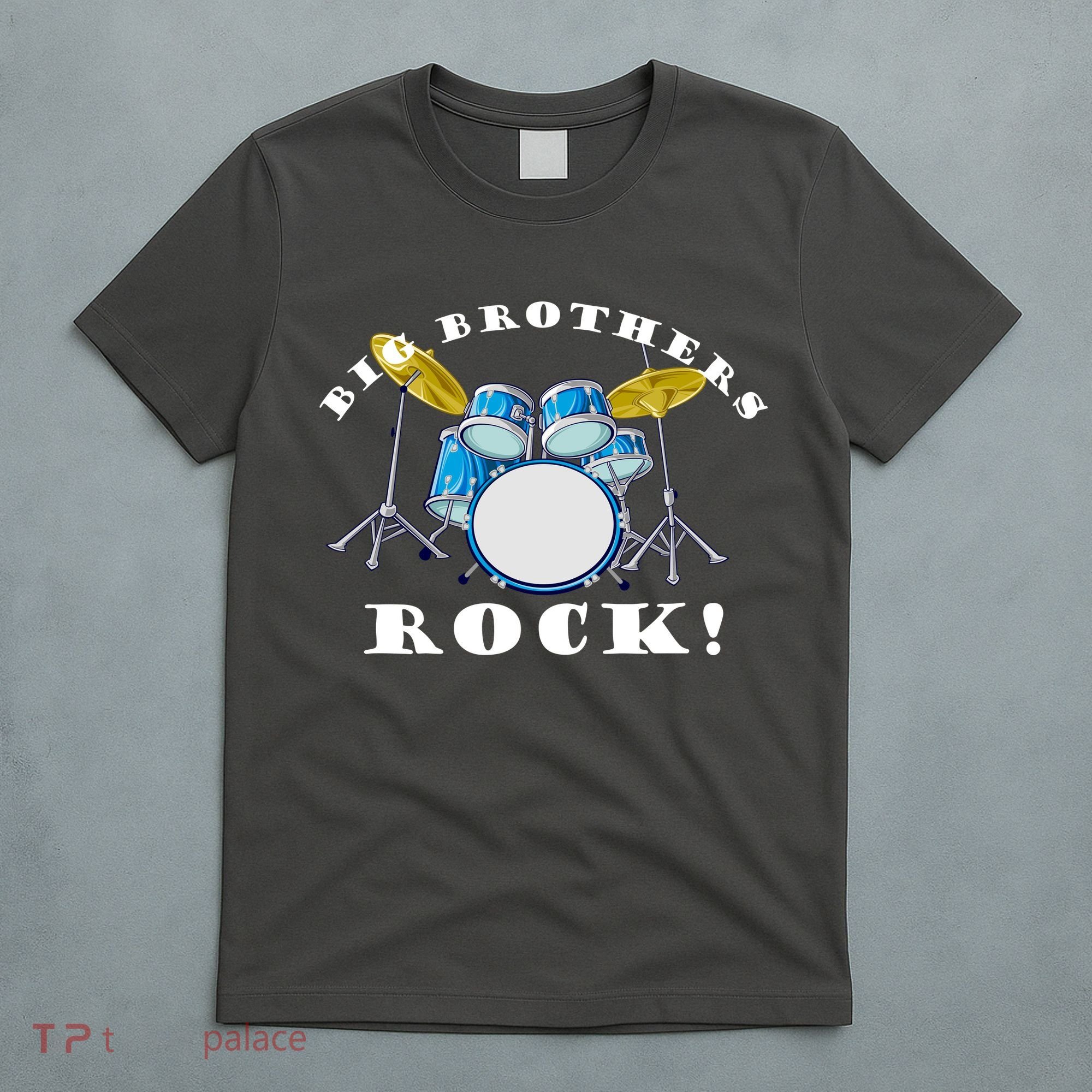 Big Brothers Rock Band Drum Set T-Shirt