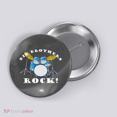 Big Brothers Rock Band Drum Set Button