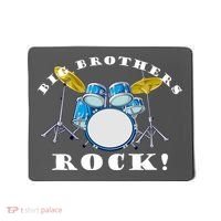 Big Brothers Rock Band Drum Set Mousepad thumb 0