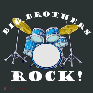 Big Brothers Rock Band Drum Set Premium T-Shirt