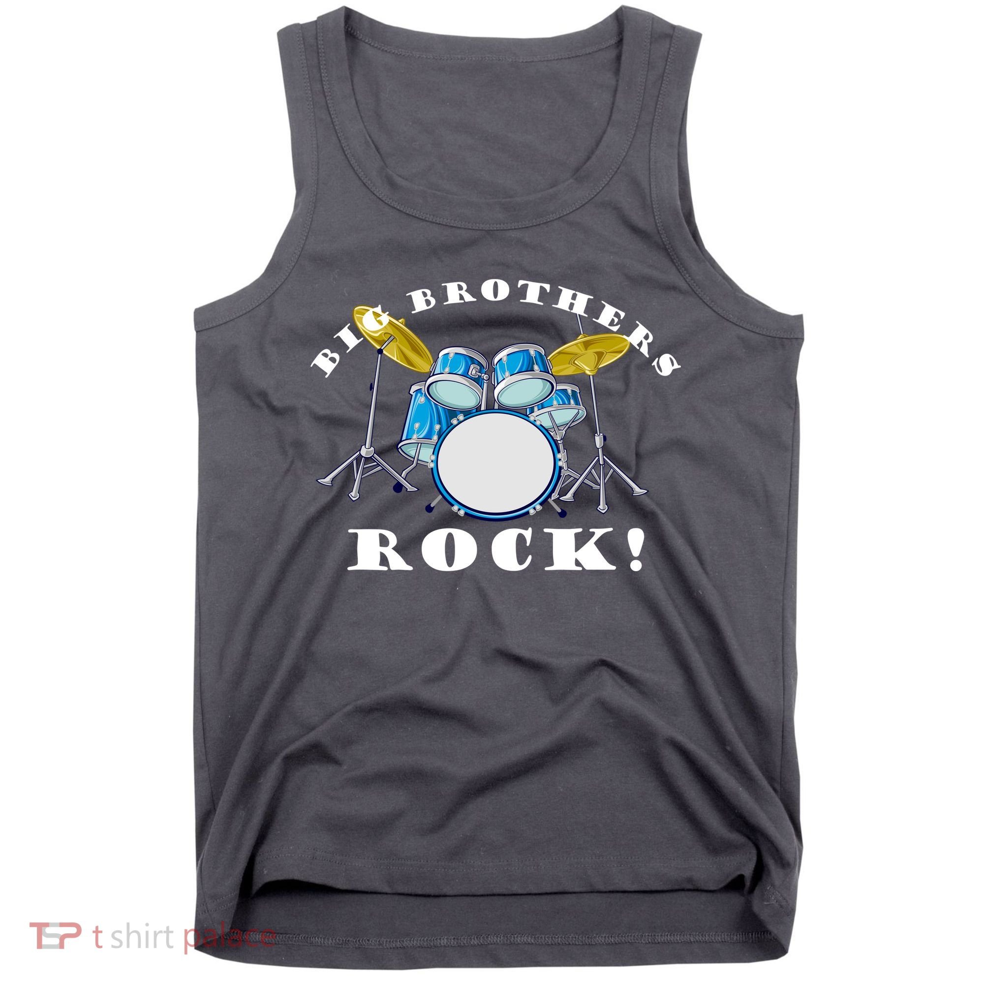 Big Brothers Rock Band Drum Set Tank Top