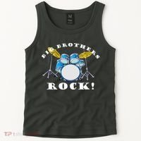 Big Brothers Rock Band Drum Set Tank Top thumb 2