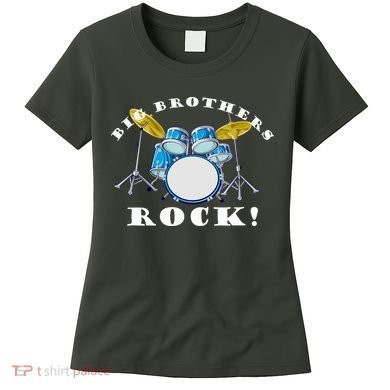 Big Brothers Rock Band Drum Set Women's T-Shirt