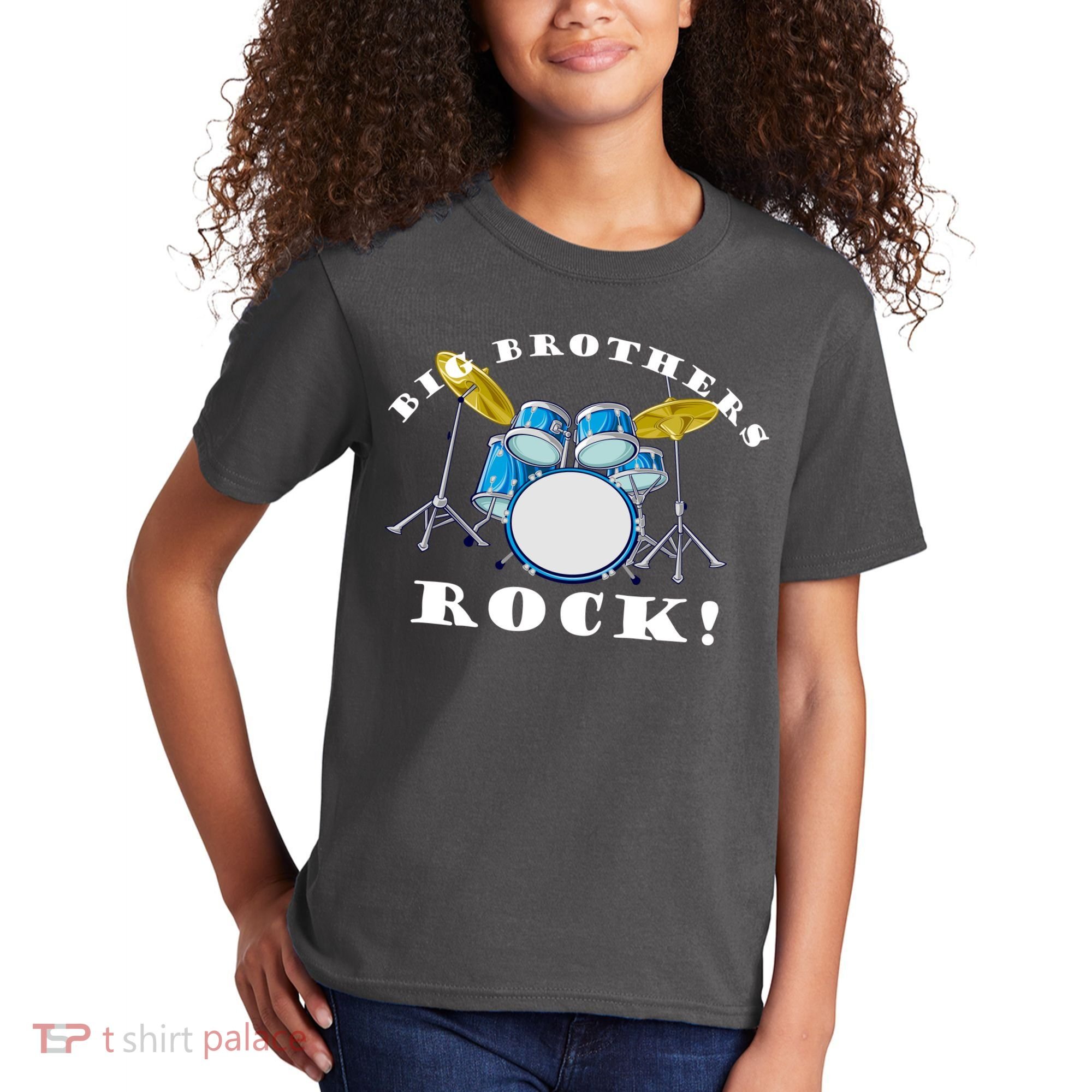Big Brothers Rock Band Drum Set Kids T-Shirt
