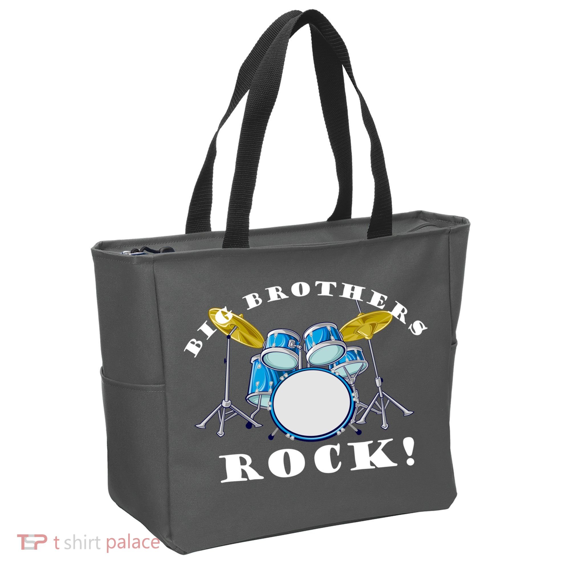 Big Brothers Rock Band Drum Set Tote Bag