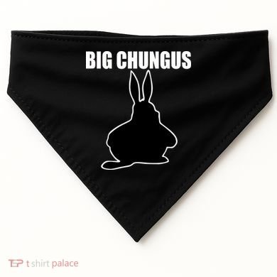 Big Chungus Funny Meme USA-Made Doggie Bandana