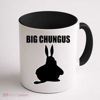 Big Chungus Funny Meme Coffee Mug thumb 1