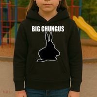 Big Chungus Funny Meme Kids Hoodie thumb 3