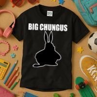 Big Chungus Funny Meme Kids T-Shirt thumb 3