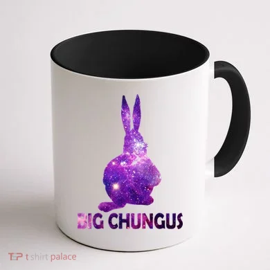 Big Chungus Galaxy Coffee Mug back