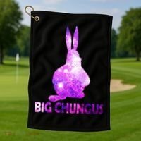 Big Chungus Galaxy Golf Towel thumb 1