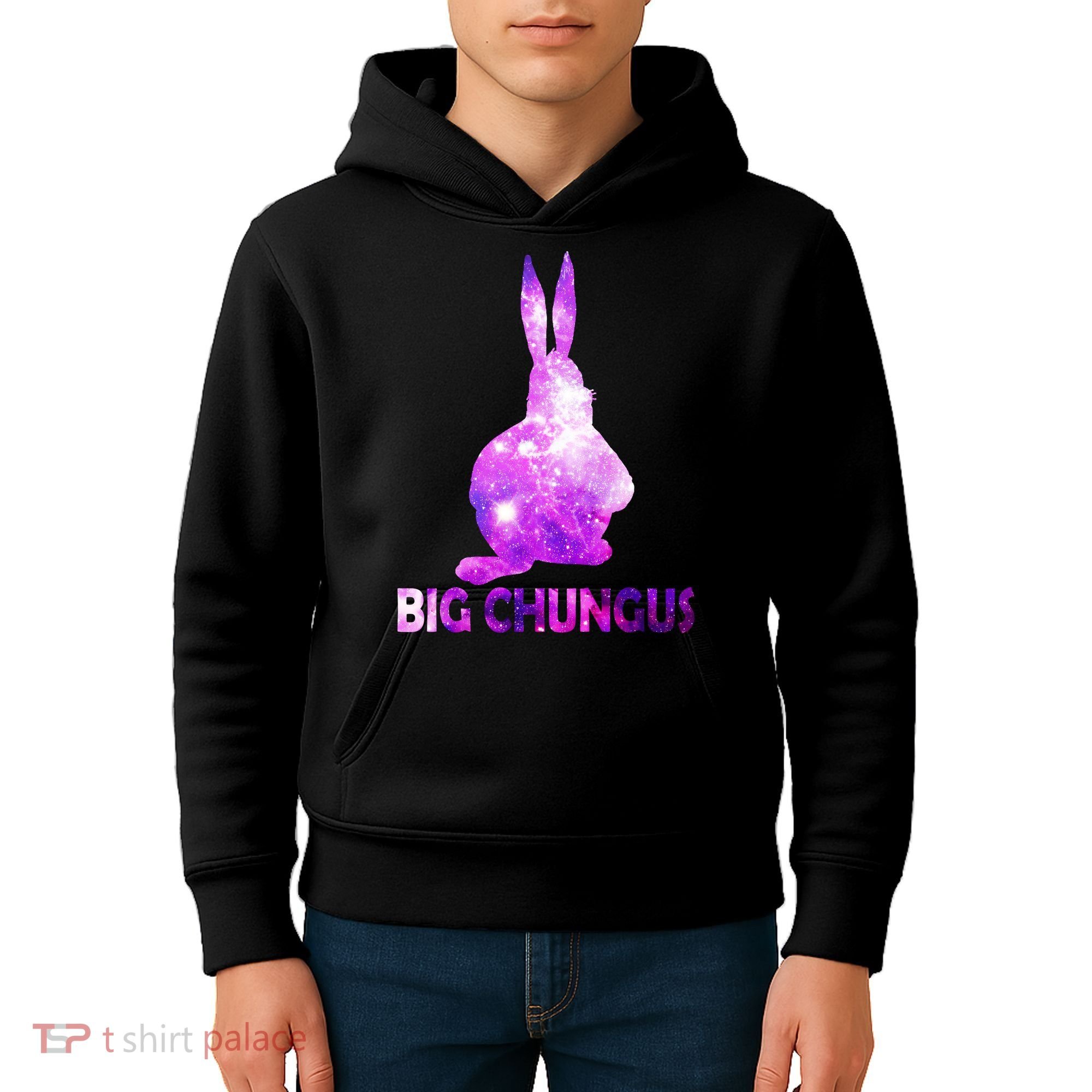 Big Chungus Galaxy Kids Hoodie