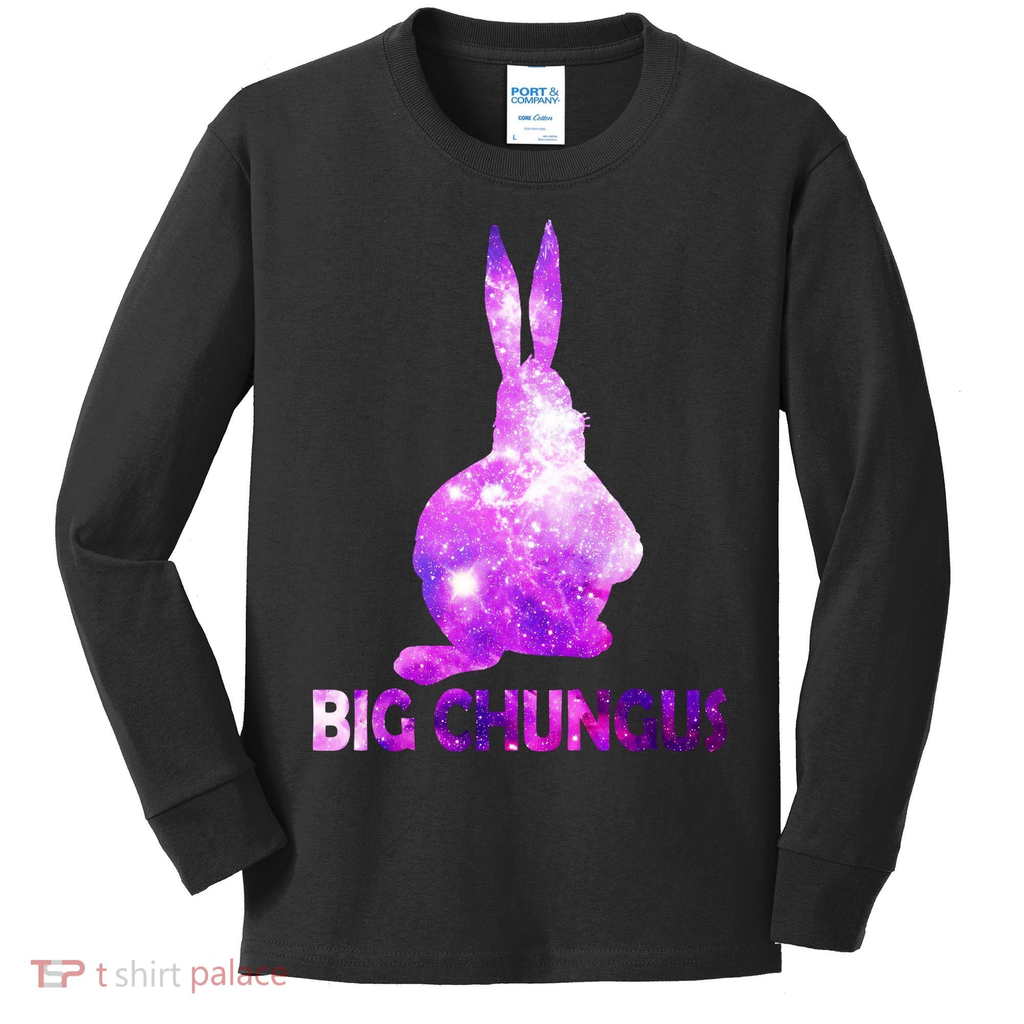 Big Chungus Galaxy Kids Long Sleeve Shirt