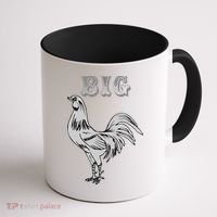 Big Cock Rooster Coffee Mug thumb 1