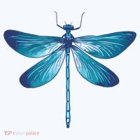 Big Dragonfly Button thumb 1