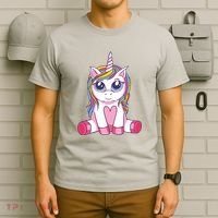Big Eyed Unicorn T-Shirt thumb 6