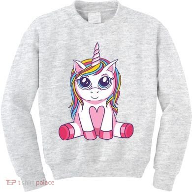 Big Eyed Unicorn Kids Sweatshirt