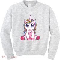 Big Eyed Unicorn Kids Sweatshirt thumb 0