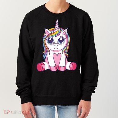 Big Eyed Unicorn Women's Sweatshirt