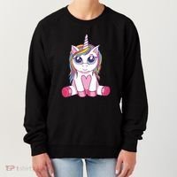 Big Eyed Unicorn Women's Sweatshirt thumb 0
