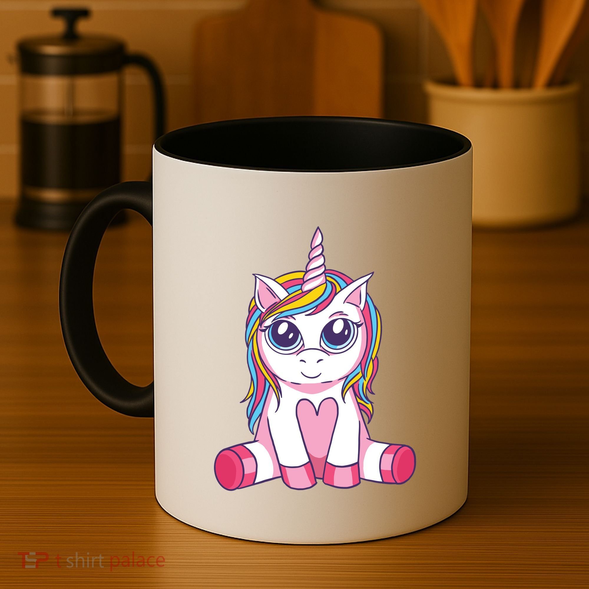 Big Eyed Unicorn Coffee Mug