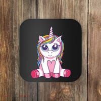 Big Eyed Unicorn Coaster thumb 0