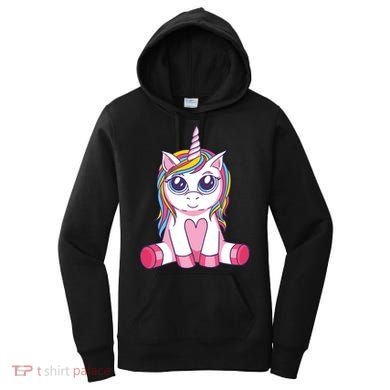 Big Eyed Unicorn Women's Hoodie