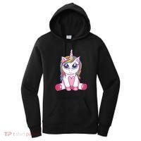 Big Eyed Unicorn Women's Hoodie thumb 0