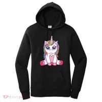 Big Eyed Unicorn Women's Hoodie thumb 0