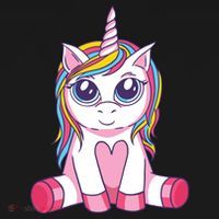 Big Eyed Unicorn Women's Hoodie thumb 2