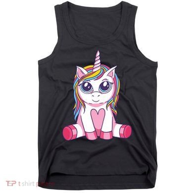 Big Eyed Unicorn Tank Top
