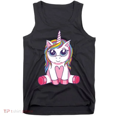 Big Eyed Unicorn Tank Top